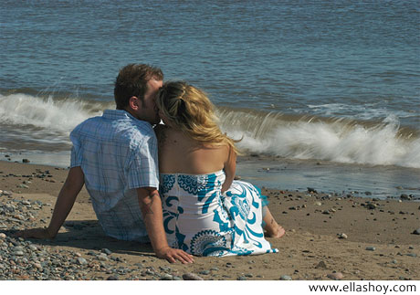 pareja en la playa